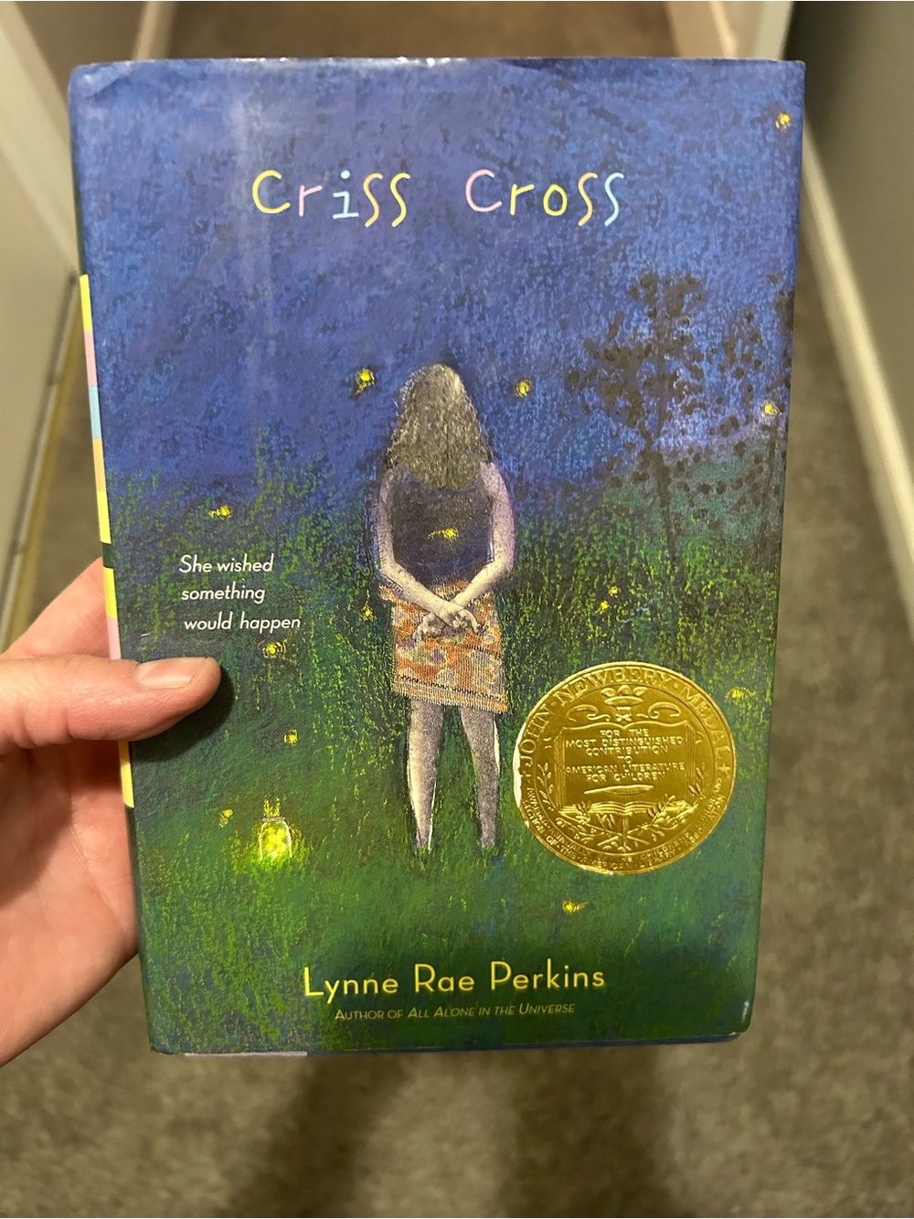 Criss Cross by - Blue Hardcover Kids Book